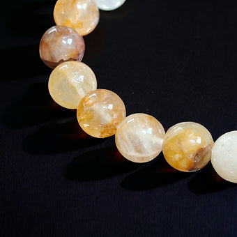 Yellow Hematoid Quartz Bracelet (Golden Healer)