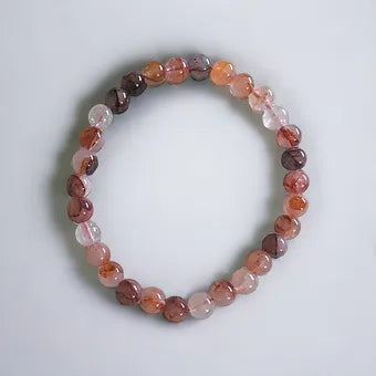 Fire Quartz Bracelet Natural Stones Stretch Crystal Bracelet