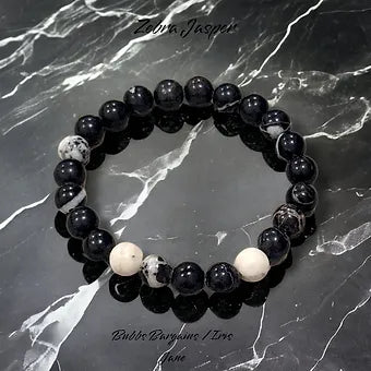 Black Zebra Jasper Bracelet