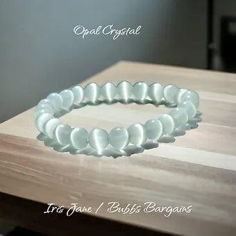 Carnelian and Moonstone Bracelet Natural Stones 8mm Stretches