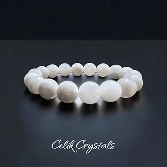 Moonstone Bracelet Rare Beads Unisex