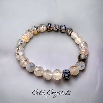 Dragon Vein Agate Bracelet