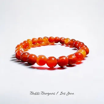 Striped Carnelian Bracelet - Unisex