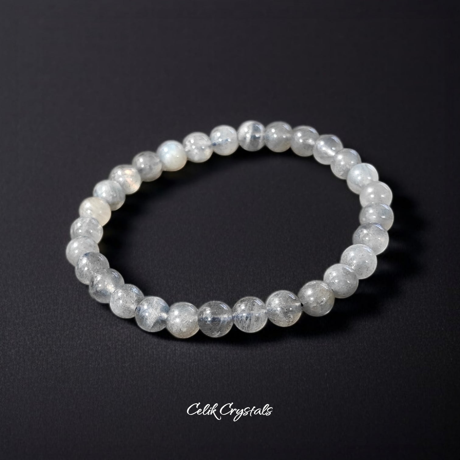 Labradorite Bracelet Natural Stones Stretch Crystal Bracelet Unisex