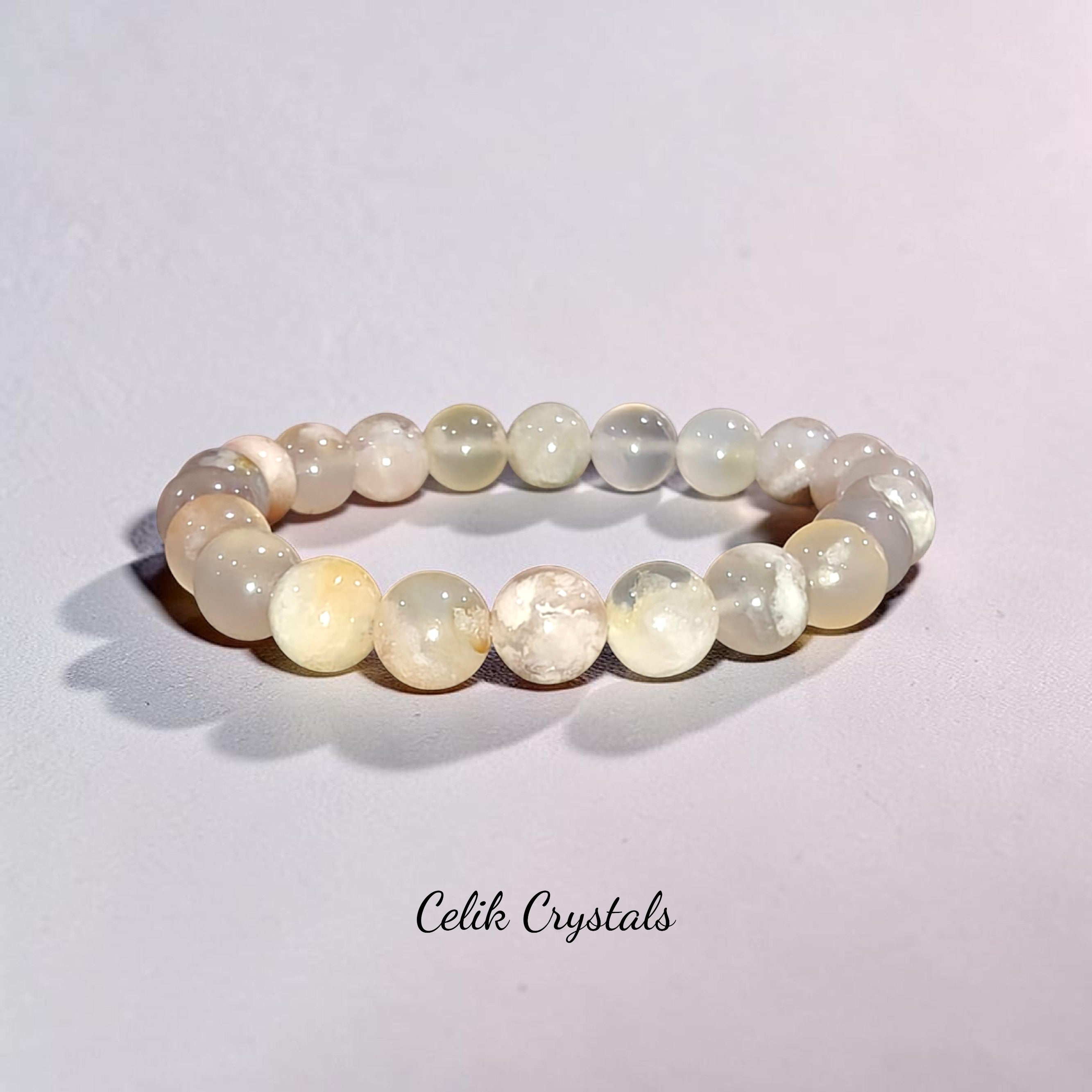 Flower Agate Bracelet
