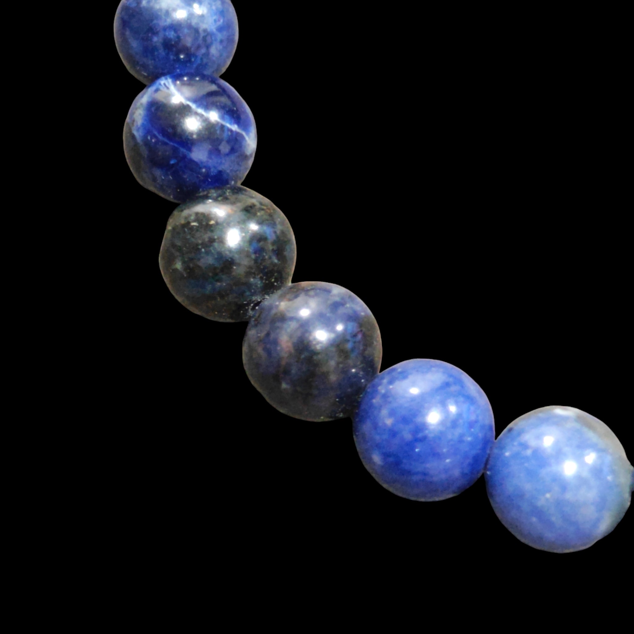 Sodalite Bracelet Natural Stones Stretch Crystal Bead Bracelet