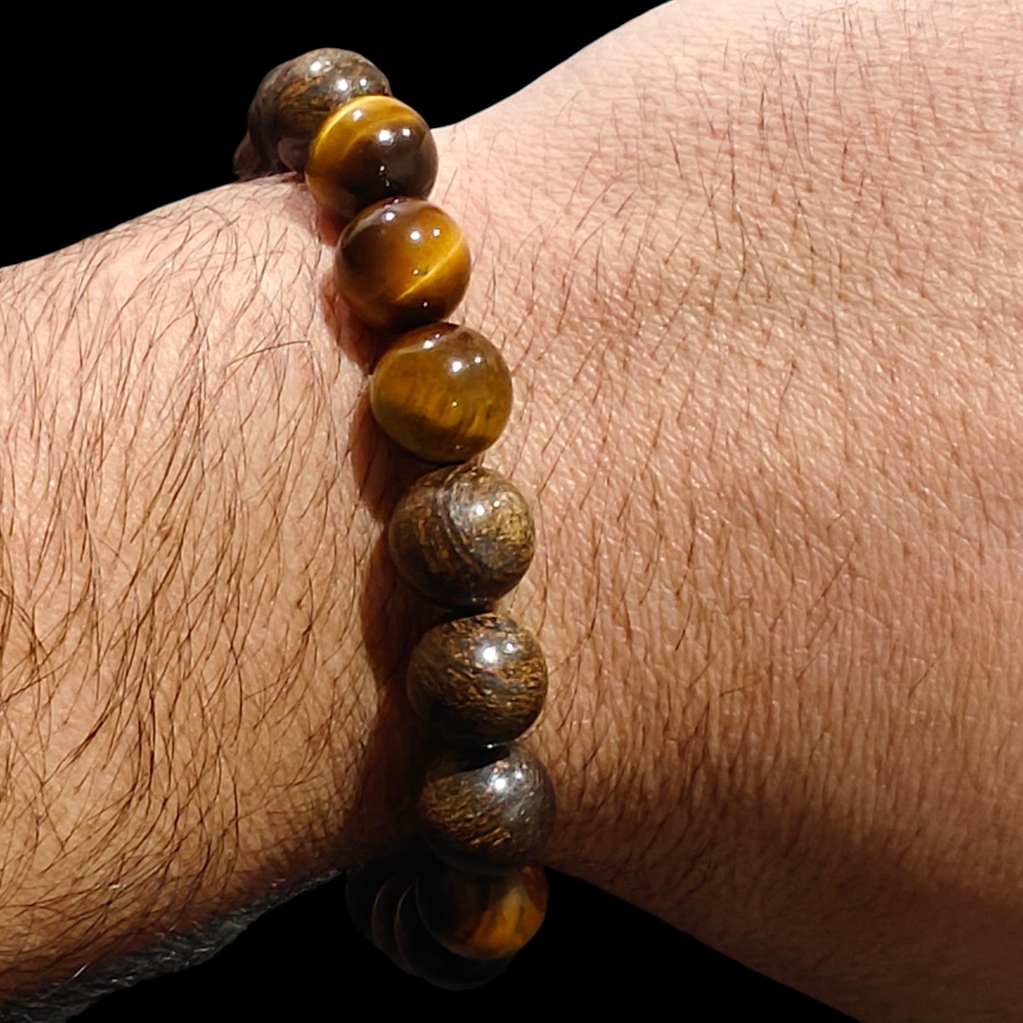 Bronzite & Tiger's Eye Bracelet 10mm Unisex
