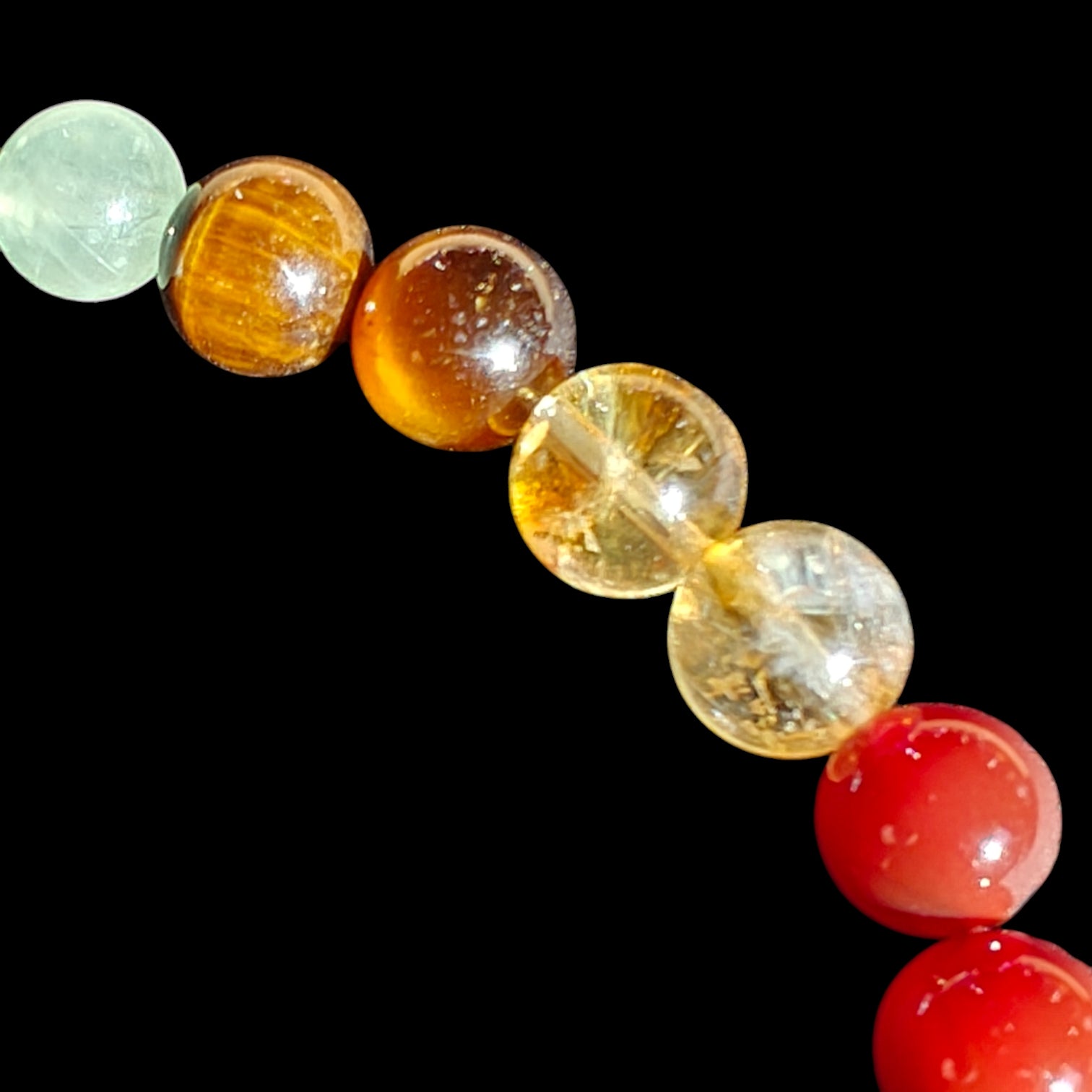 Real 7 Chakra Bracelet With Natural Stones