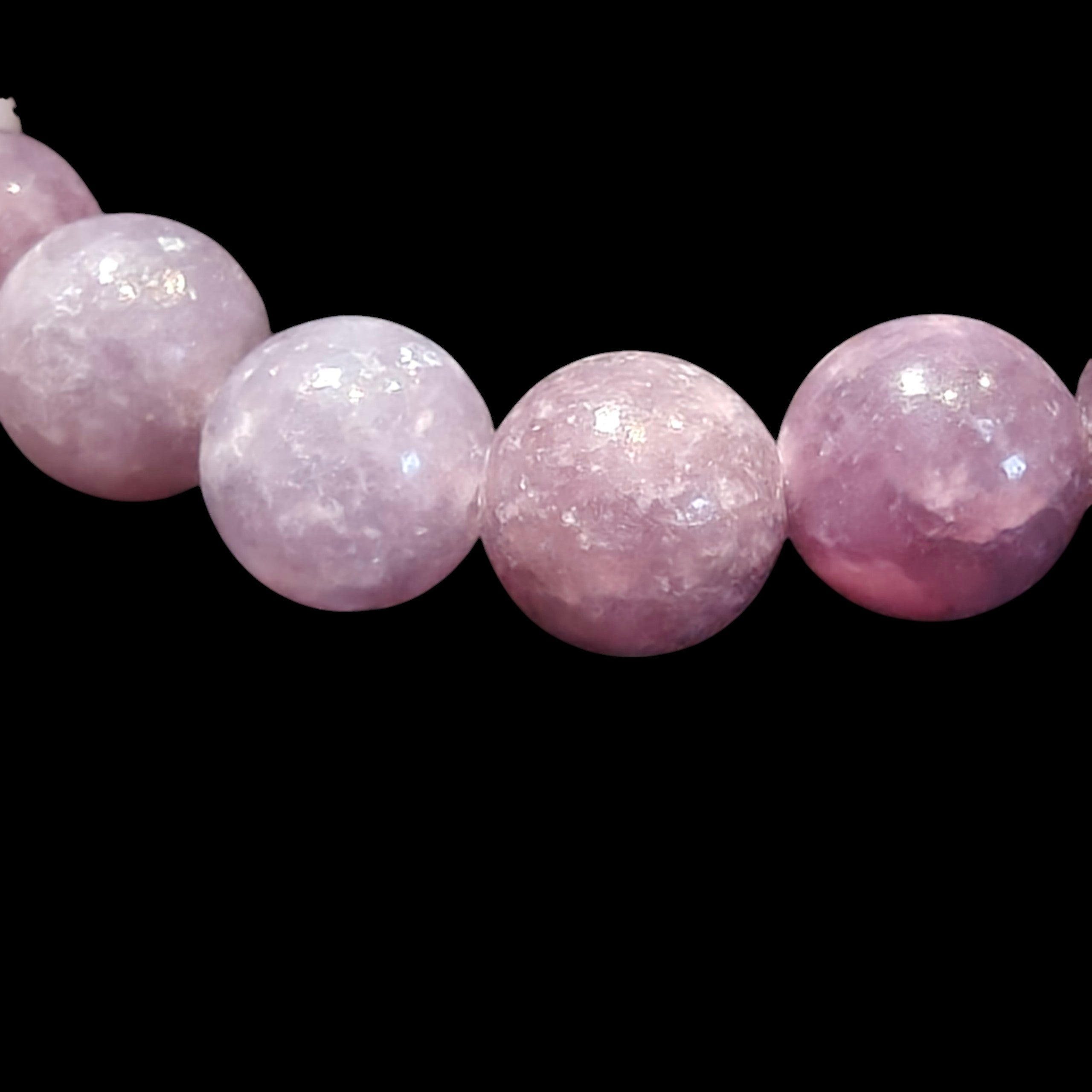 Purple Mica Bracelet 8mm Unisex