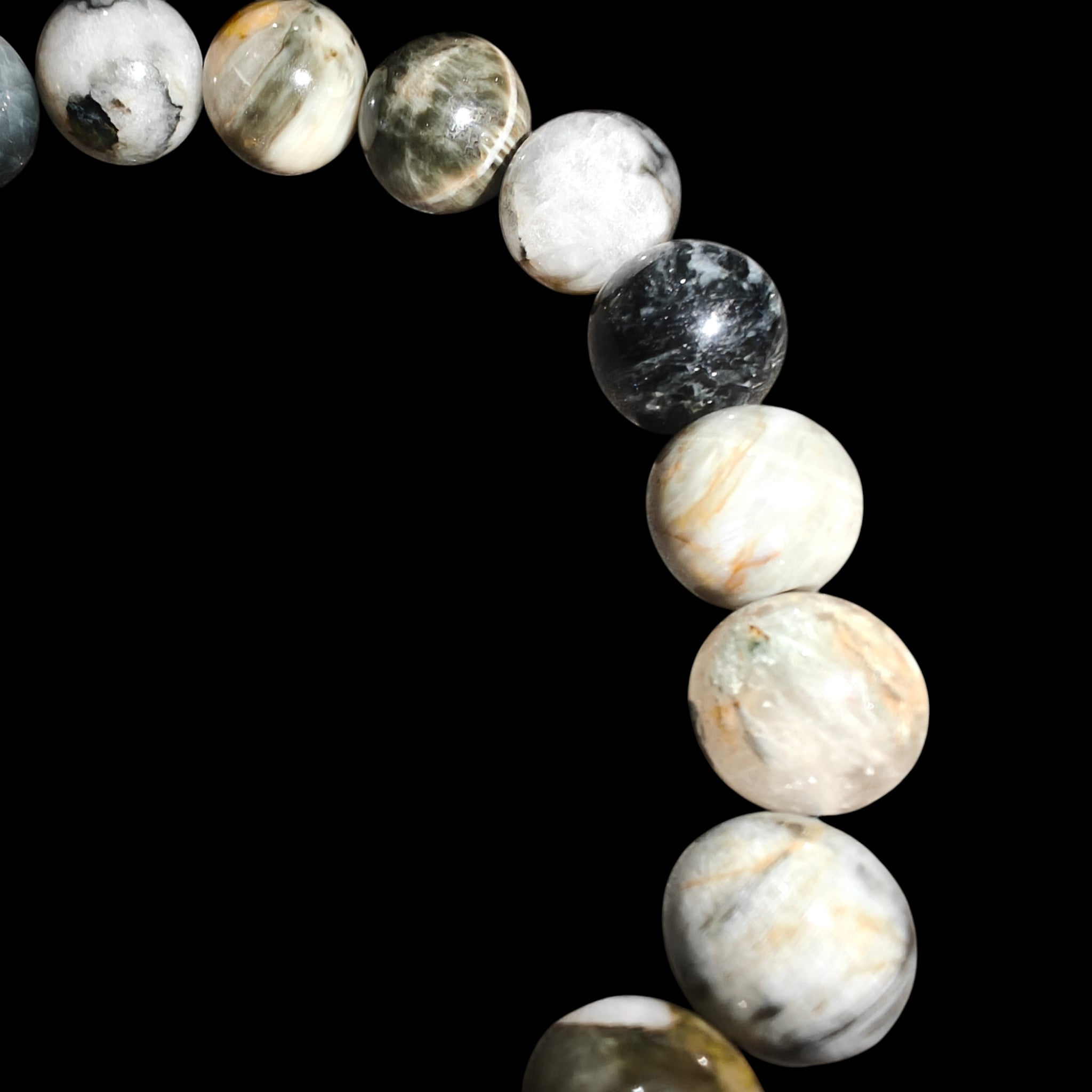 Eagle Eye Bracelet Natural Stones Stretch Crystal Bead Bracelet