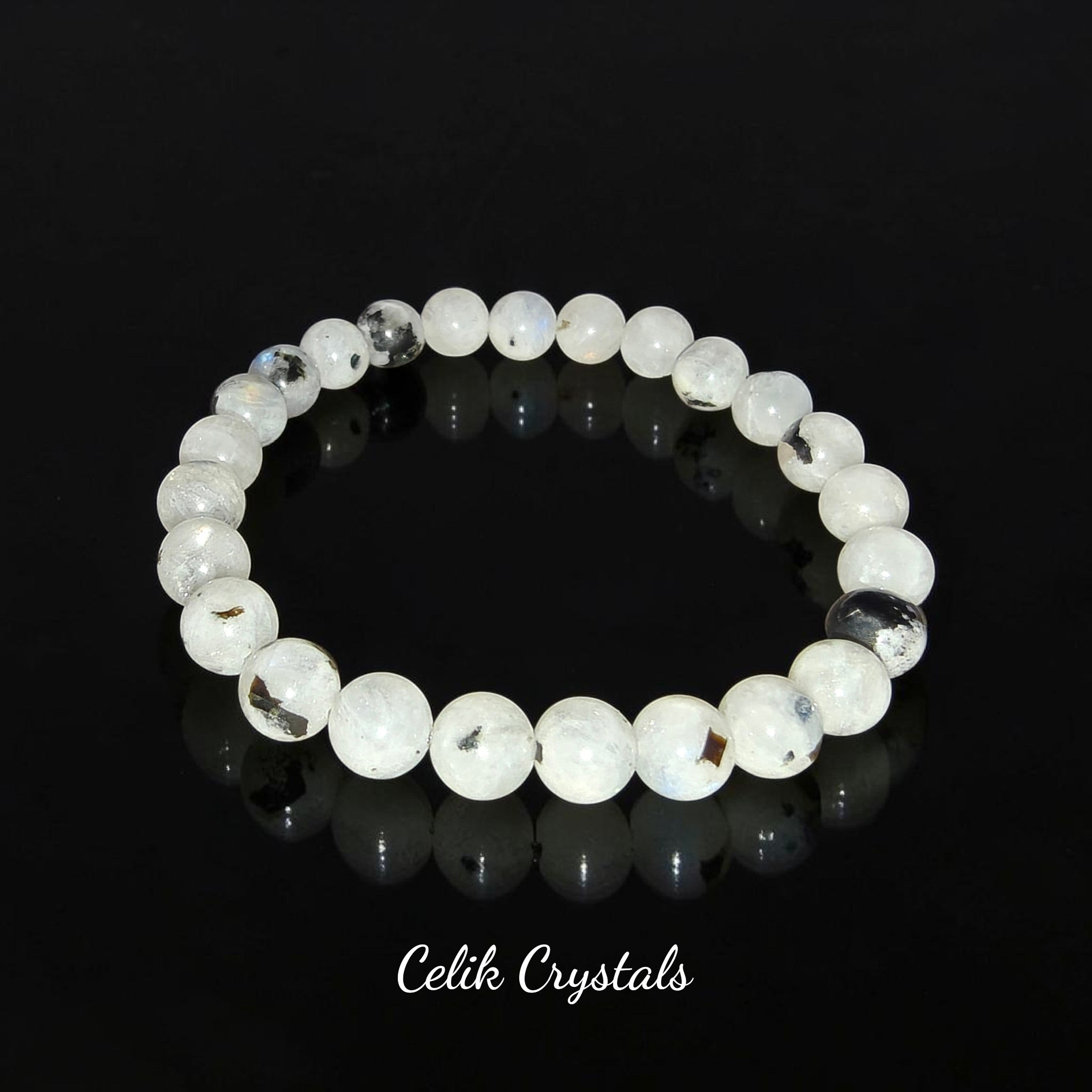 Rainbow Moonstone Bracelet From India