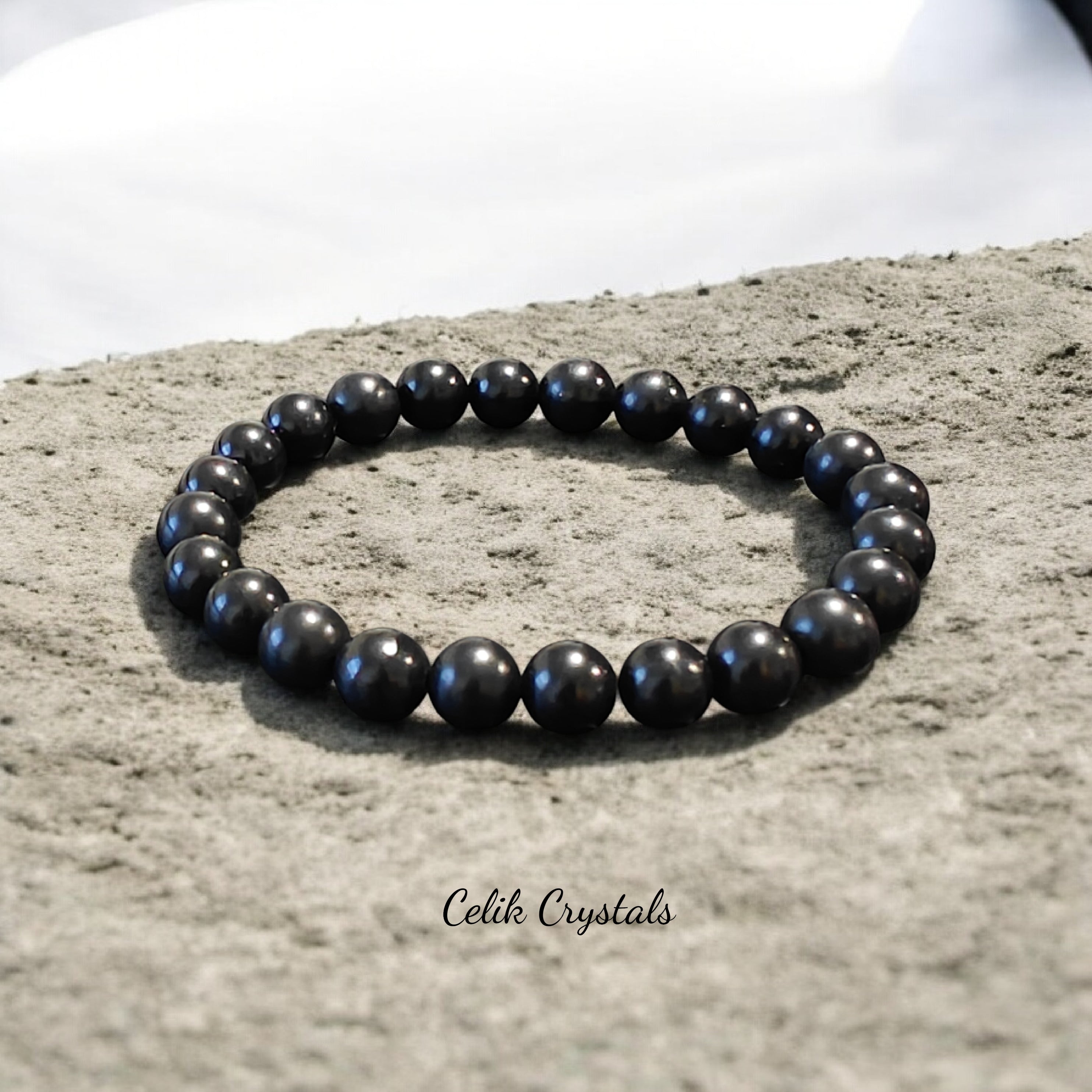 Shungite Bracelet 8mm Unisex