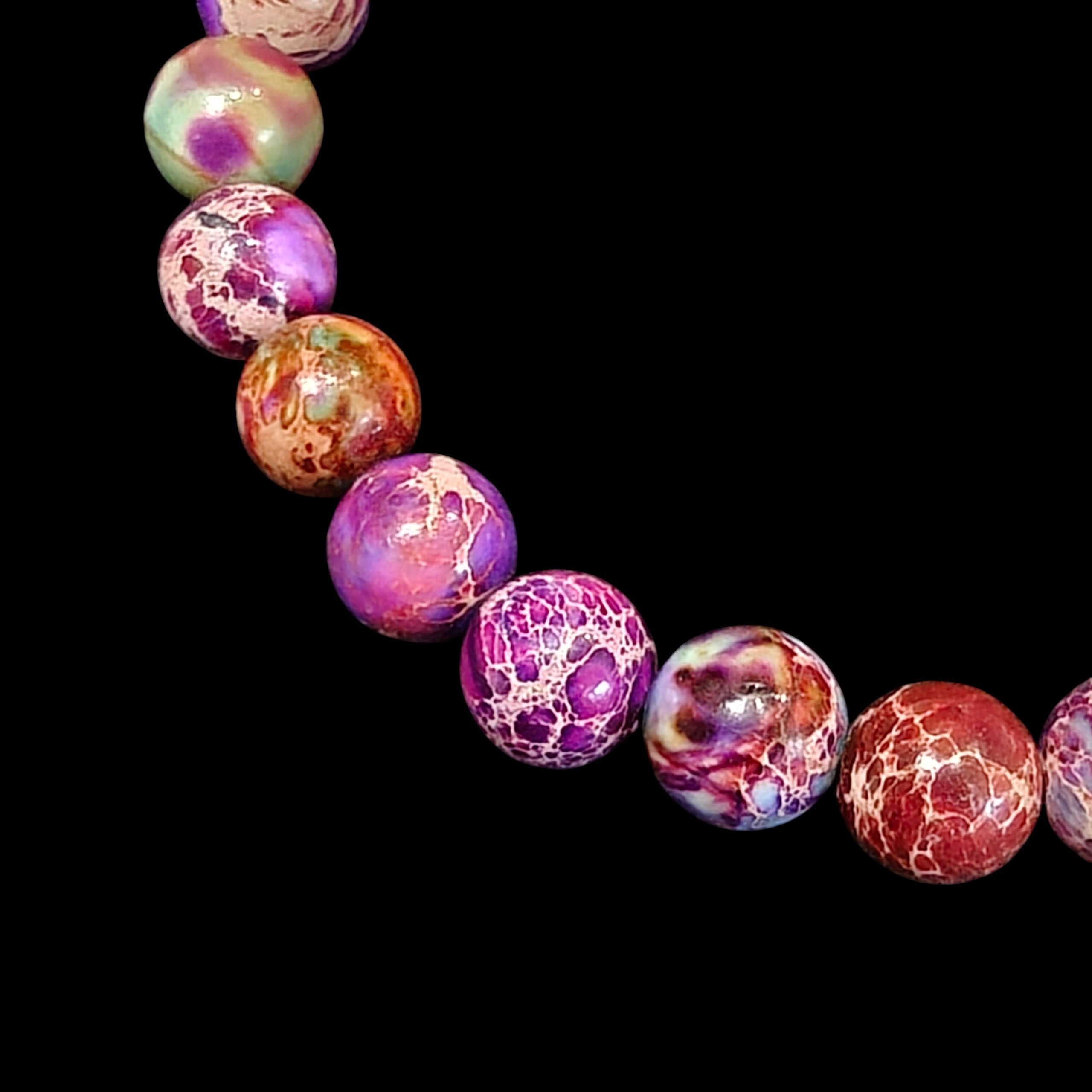 Galaxy Imperial Jasper Bracelet 8mm Unisex