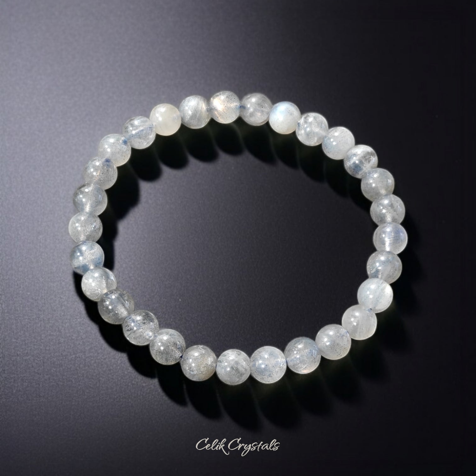 Labradorite Bracelet Natural Stones Stretch Crystal Bracelet Unisex