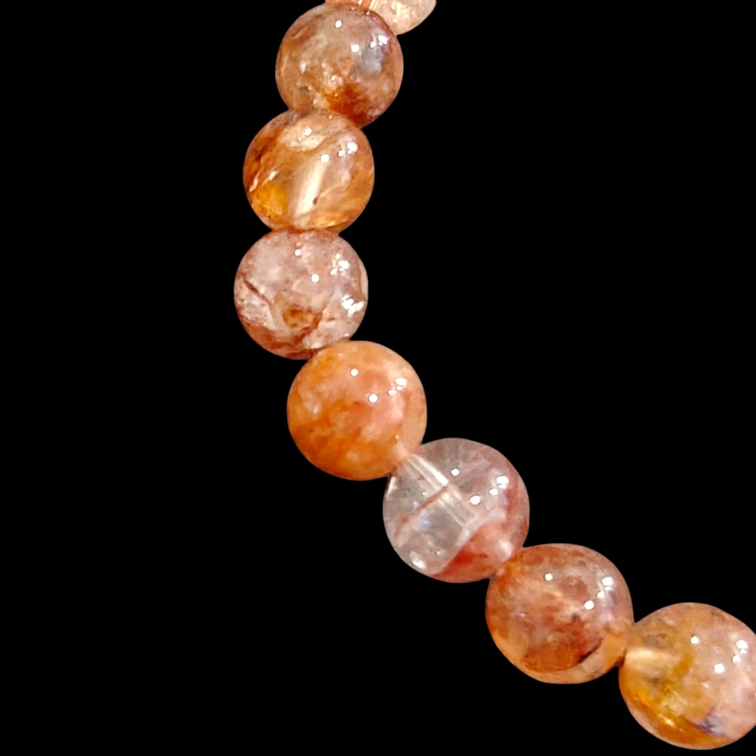 Fire Quartz Bracelet 8mm Unisex