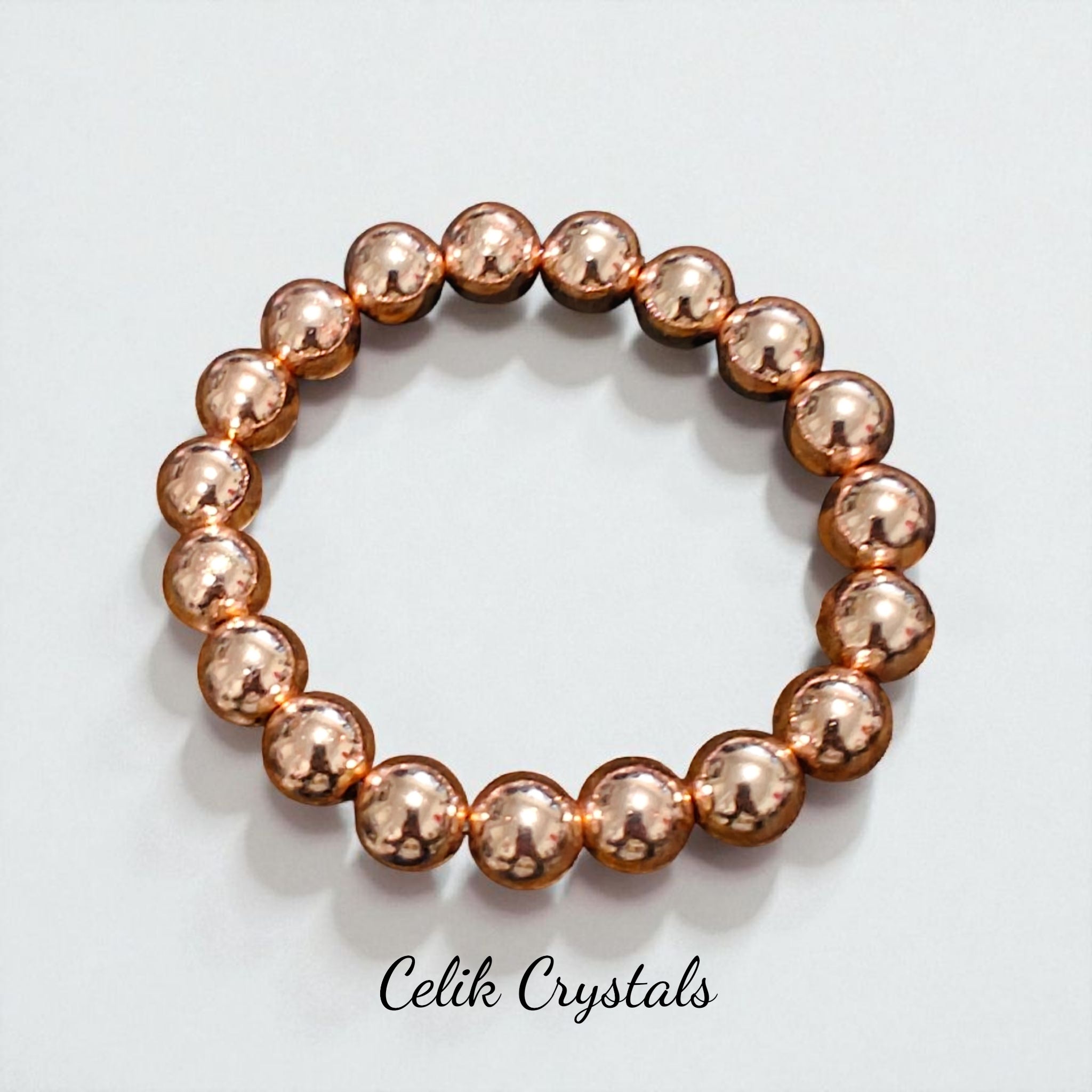 Rose Gold Hematite Bracelet 6mm, 10mm