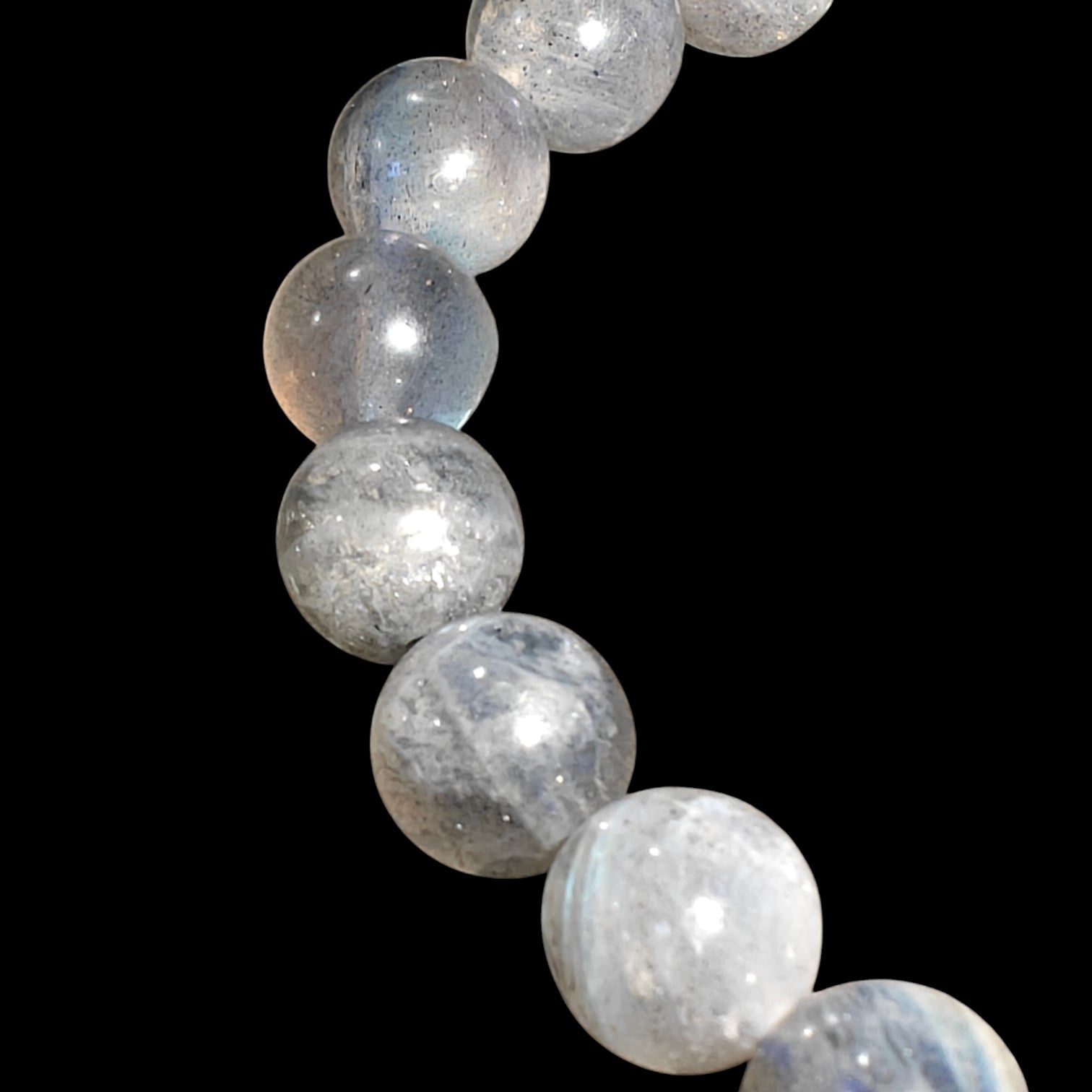 Labradorite Bracelet Natural Stones Stretch Crystal Bracelet Unisex