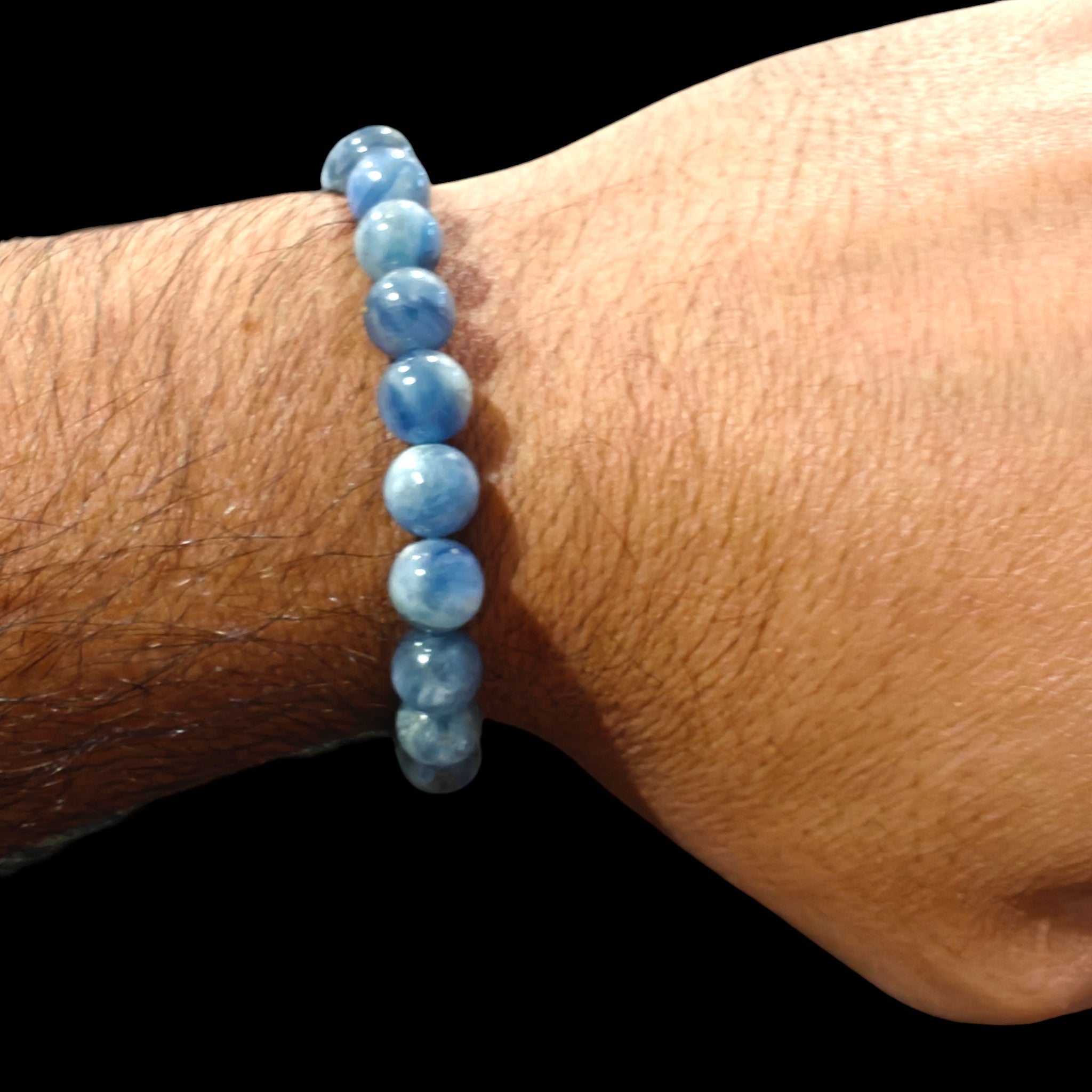 Kyanite Bracelet Authentic Natural Stones 8mm Beads