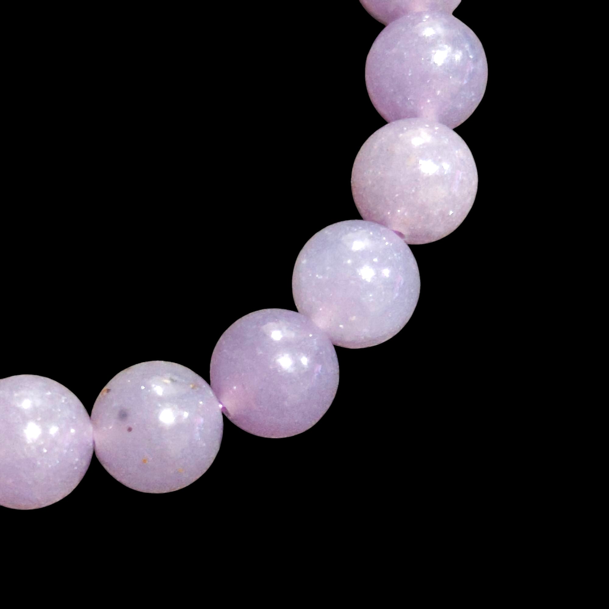 Lepidolite Bracelet Natural Stones 8mm Stretches Healing Bracelet For Women