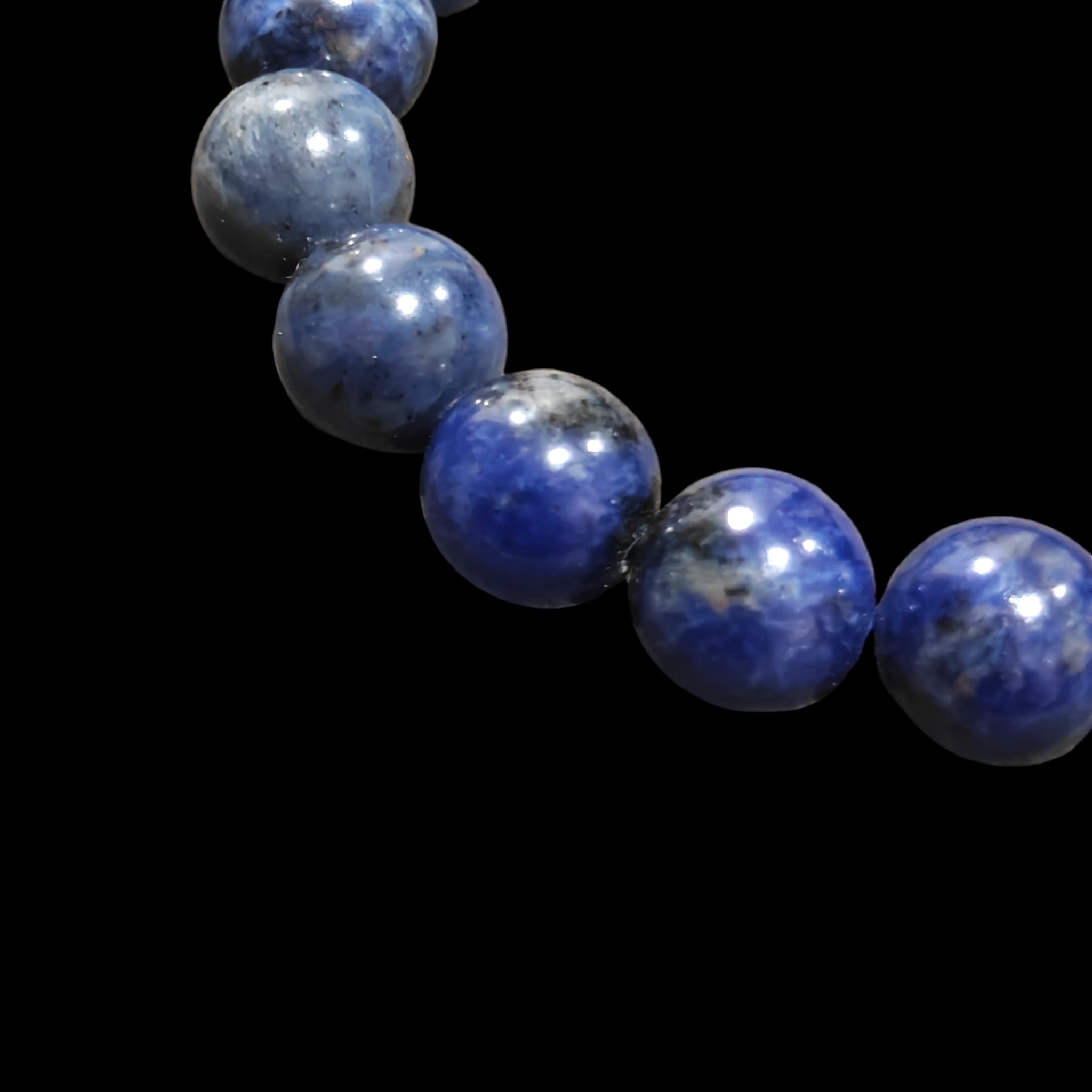 Sodalite Bracelet Natural Stones Stretch Crystal Bead Bracelet