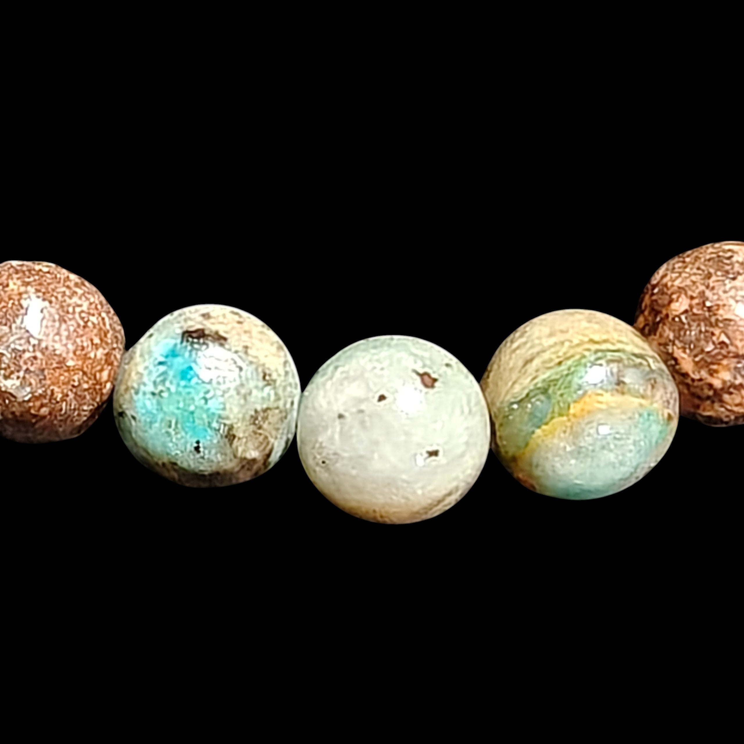 Chrysicola Bracelet Natural Stones 8mm Unisex