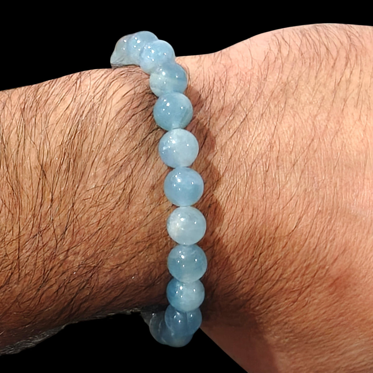 Blue Calcite Bracelet 8mm Unisex