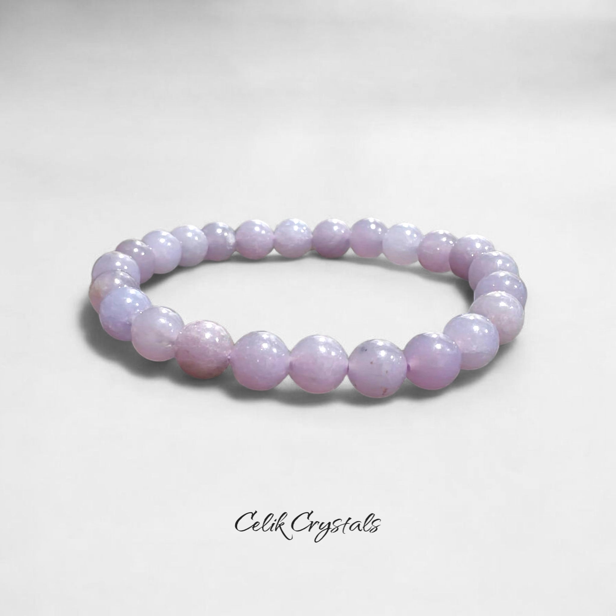 Lepidolite Bracelet Natural Stones 8mm Stretches Healing Bracelet For Women