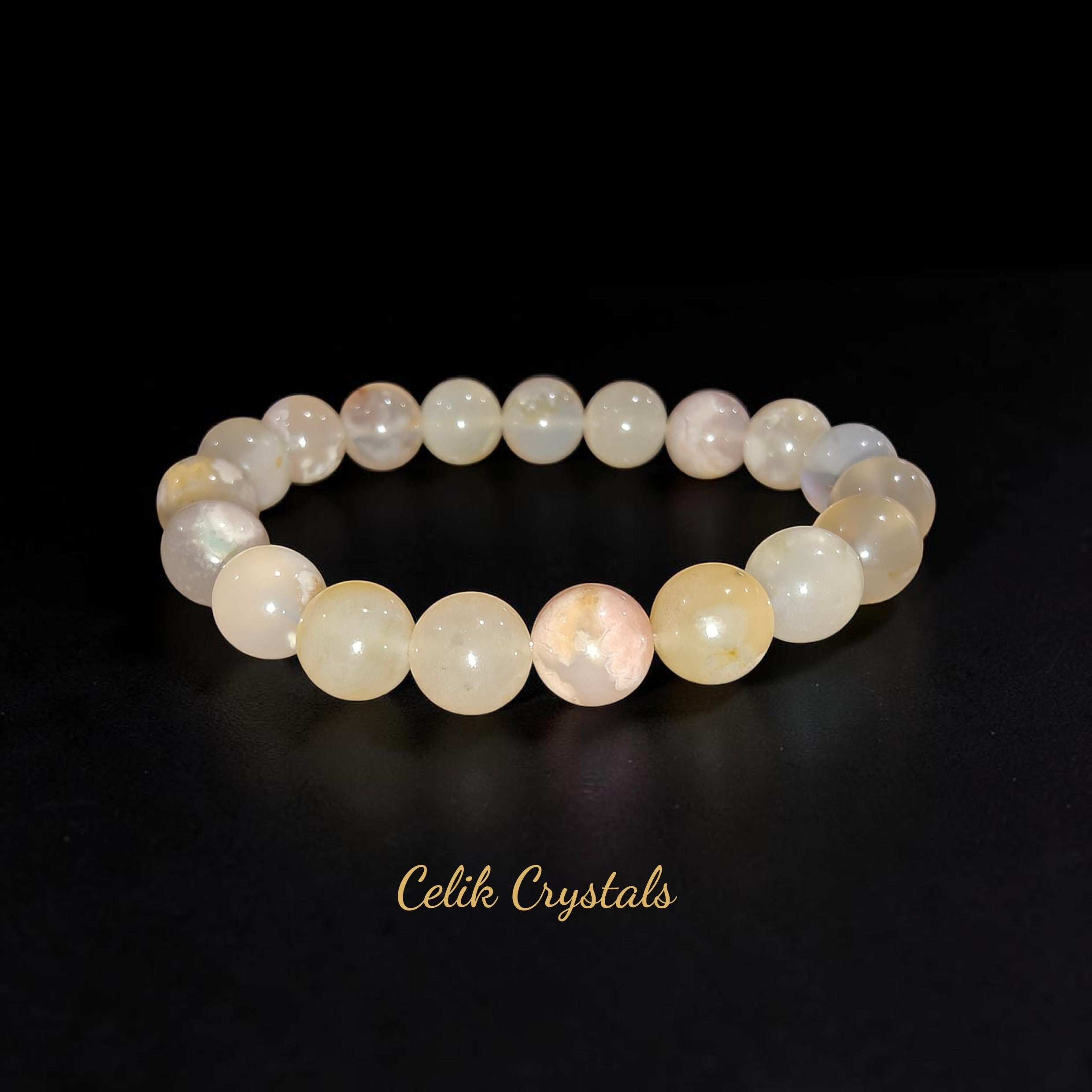 Flower Agate Bracelet