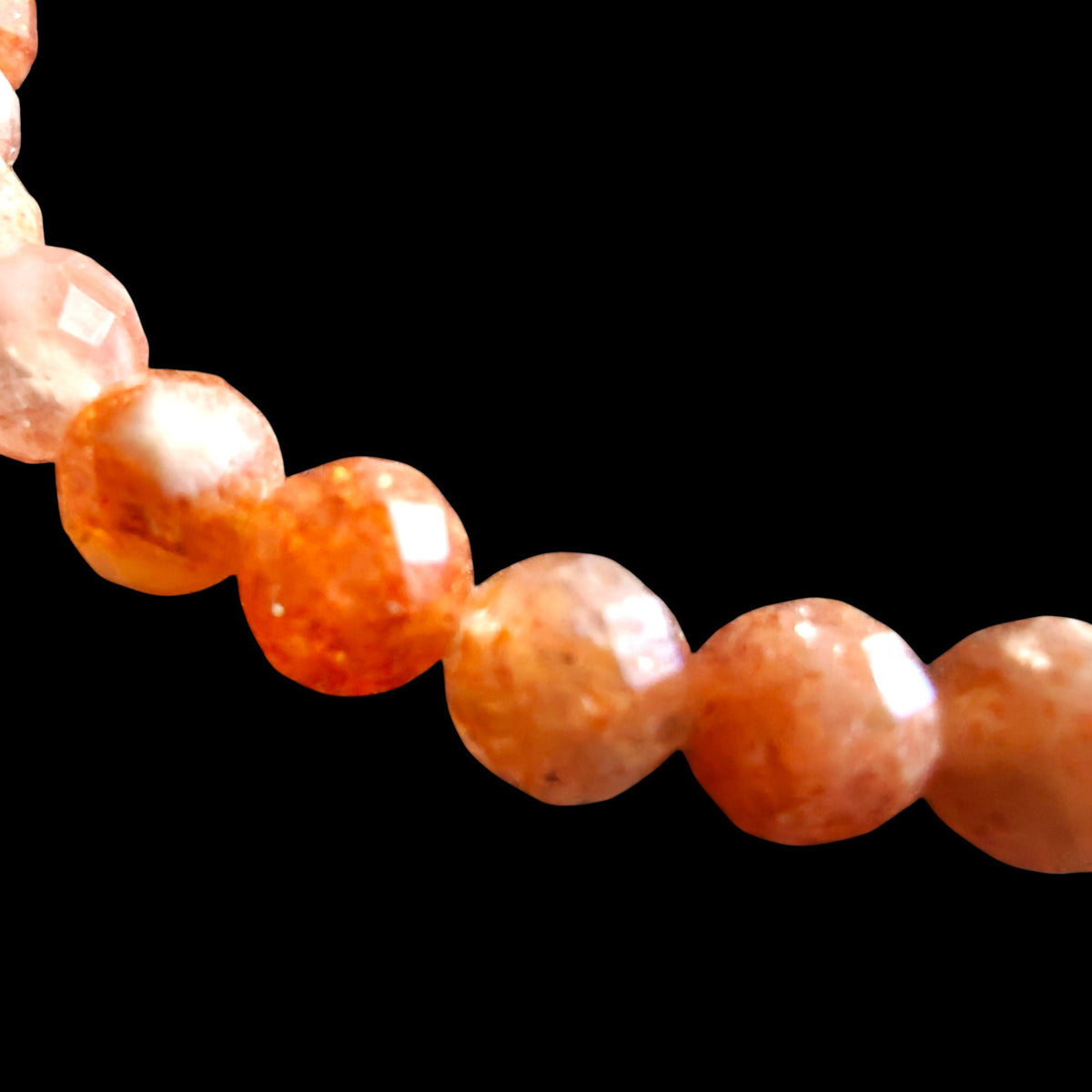 Sunstone Bracelet 6mm Faceted Unisex
