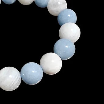 Moonstone and Angelite Bracelet