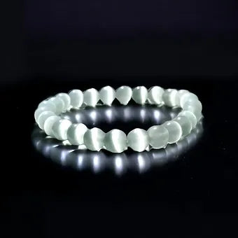 Carnelian and Moonstone Bracelet Natural Stones 8mm Stretches 