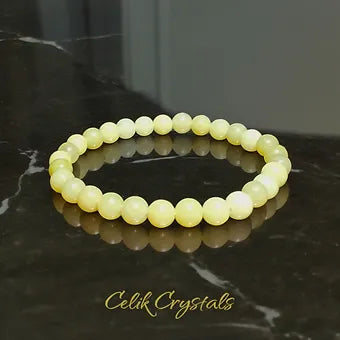 Lemon / Yellow Jade Bracelet 6mm, 8mm, 10mm