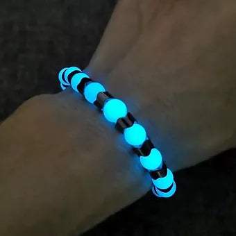 Hematite Glow Luminous Men's  Bracelet