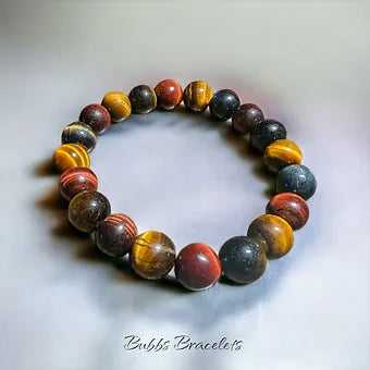 Tri-Color Tiger Eye Bracelet Unisex