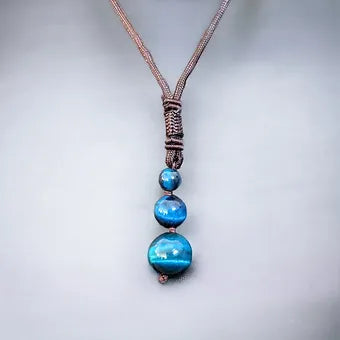 Blue Tiger Eye Necklace 