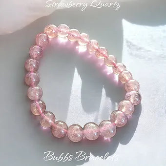Strawberry Quartz Women's Bracelet 