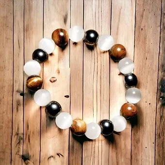 Tiger Eye Selenite Bracelet 