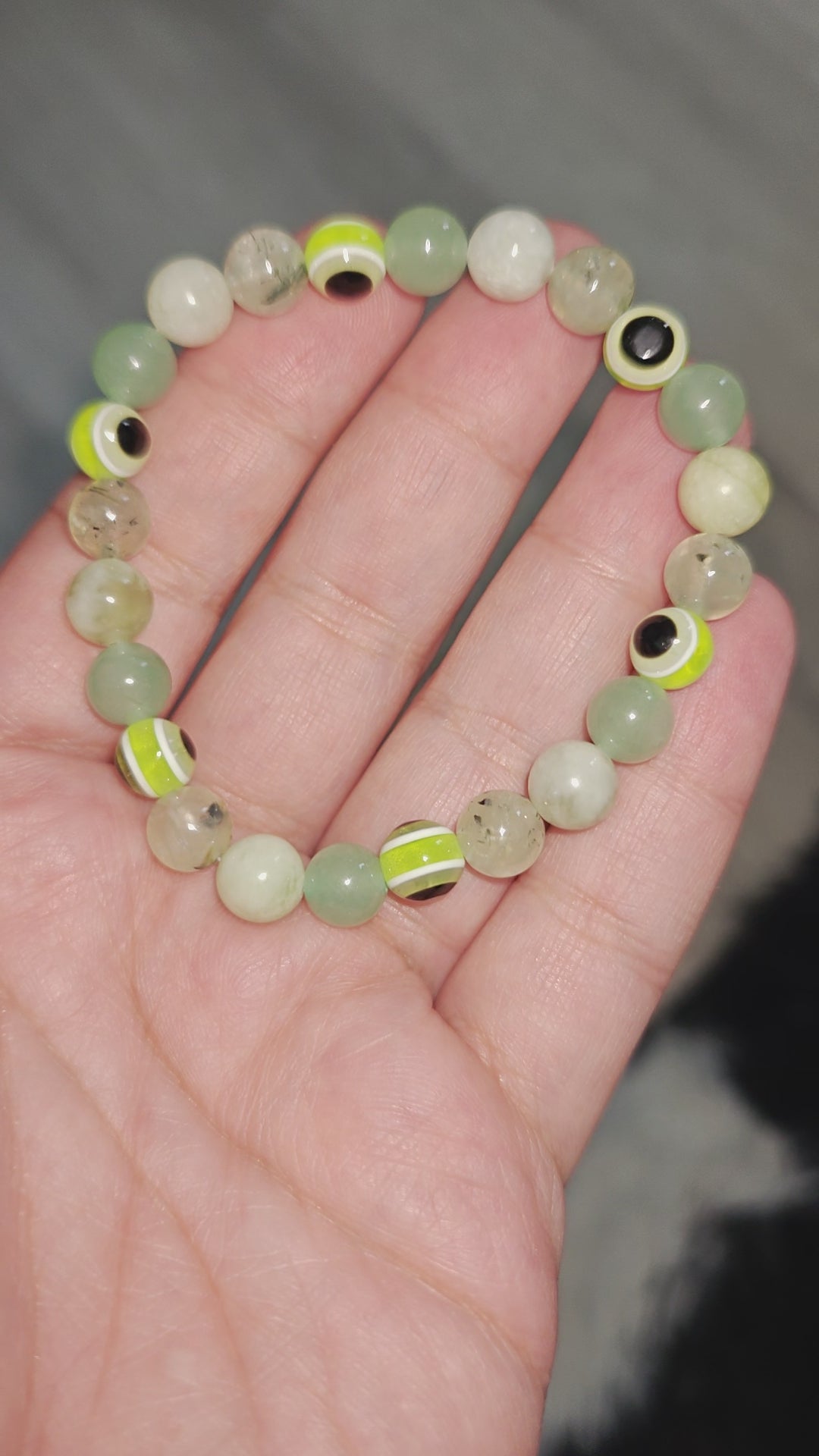 Green Evil Eye Bracelet 
