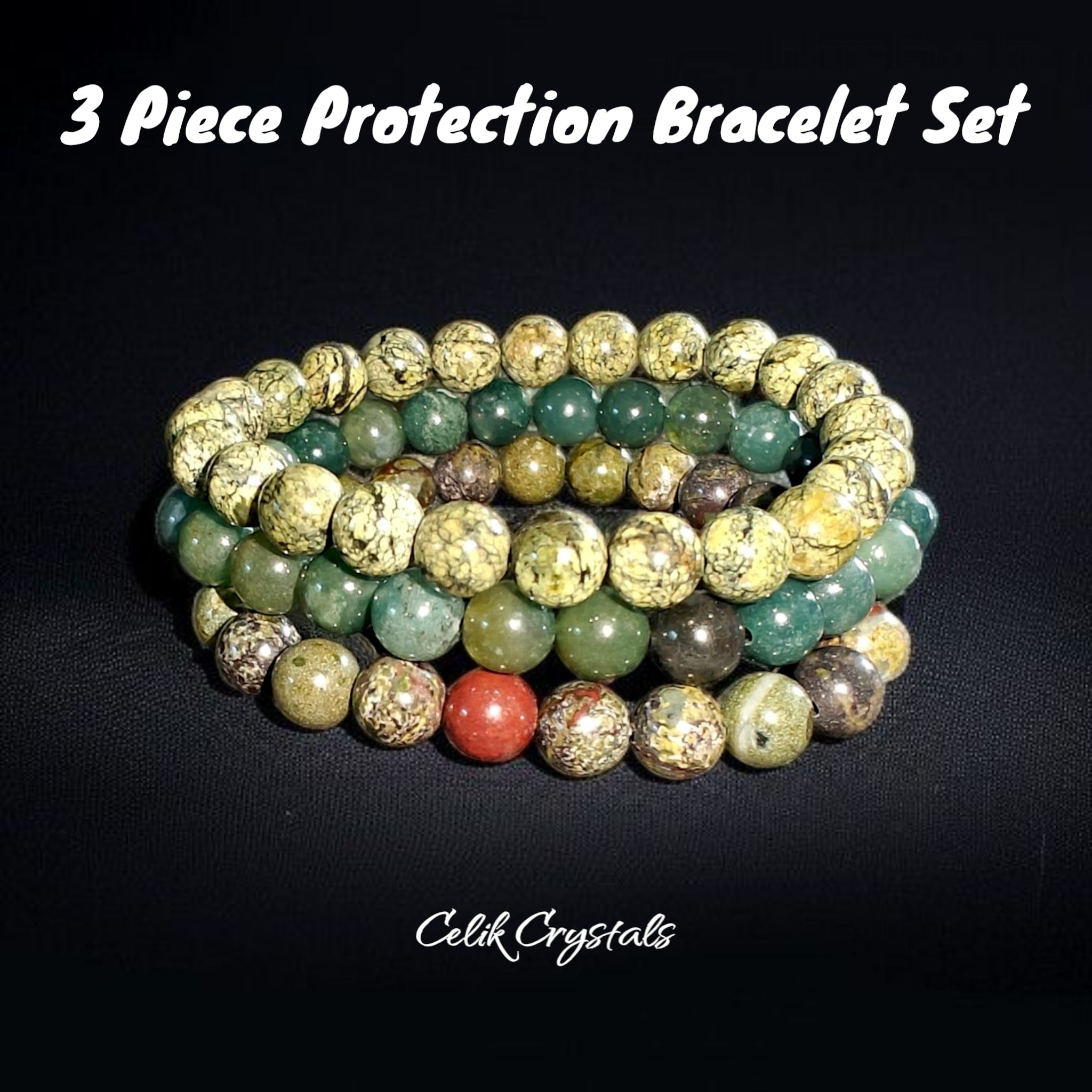3 Piece Protection Bracelet Set 