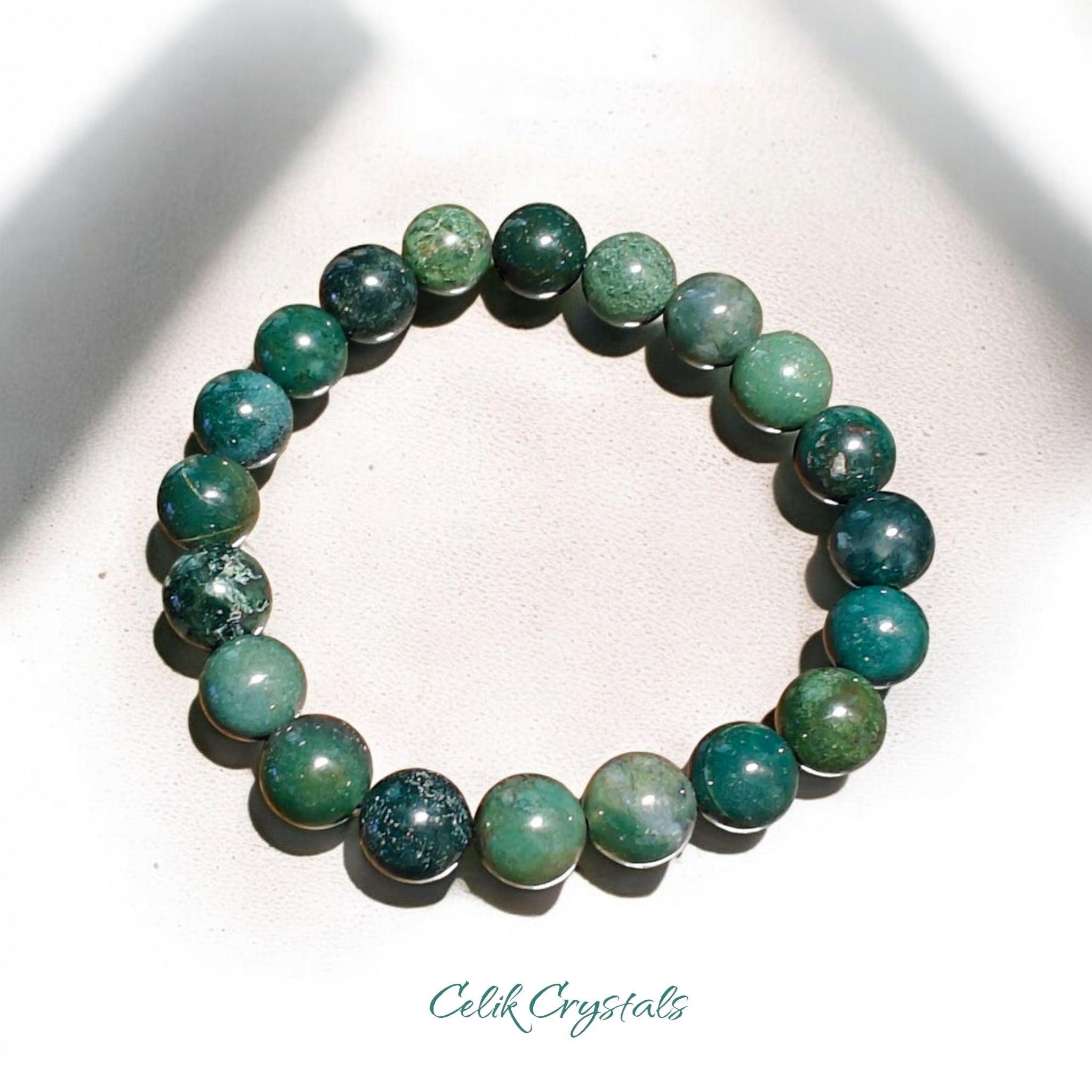 Moss Agate Bracelet 