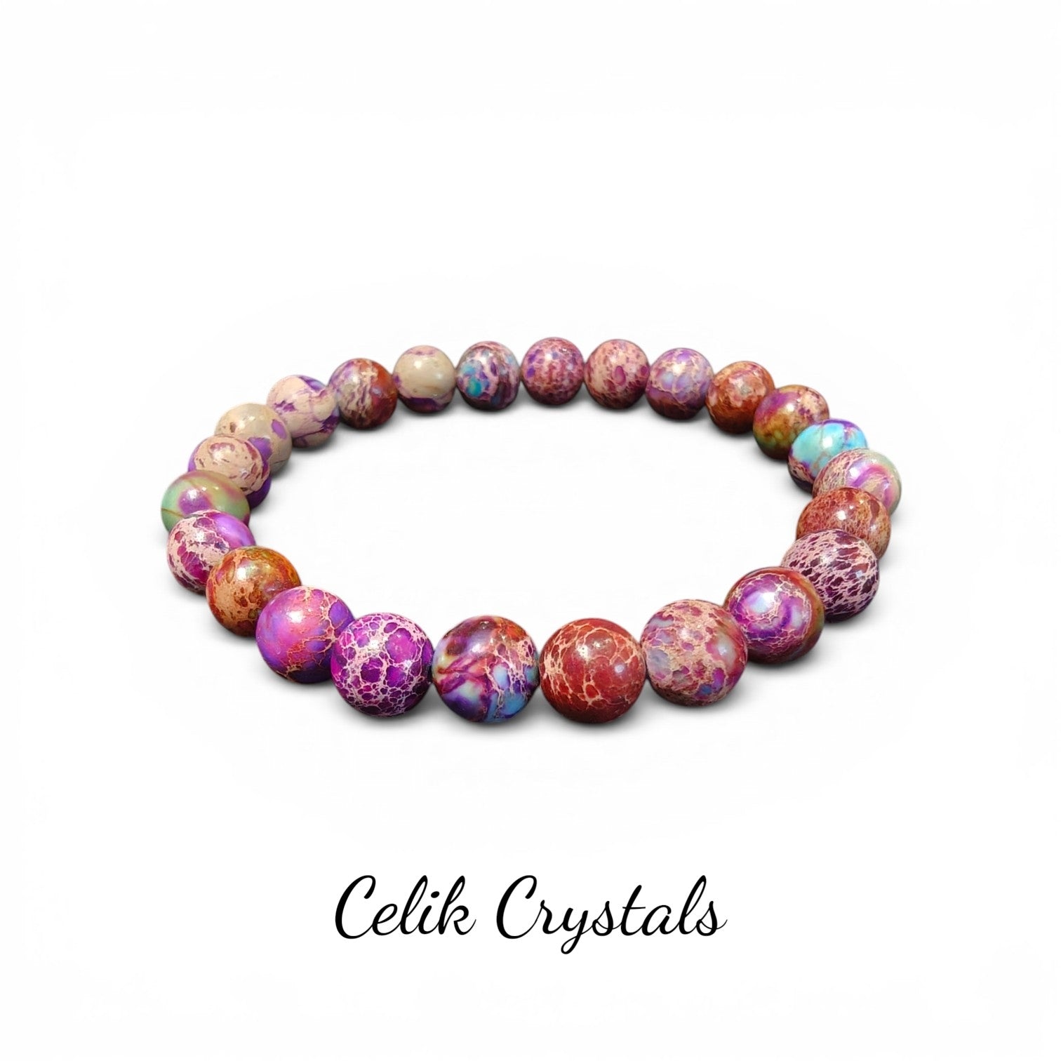 Galaxy Imperial Jasper Bracelet 8mm Unisex