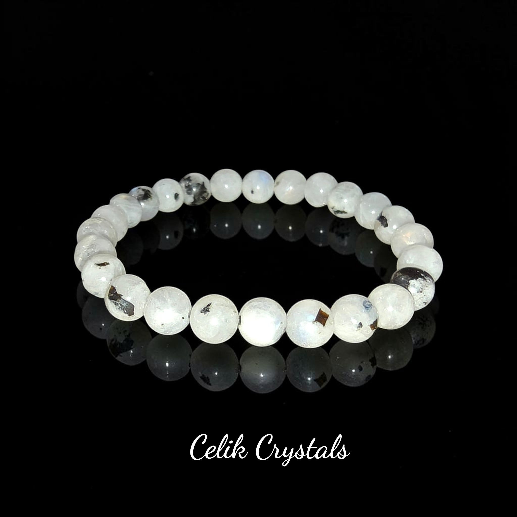 Rainbow Moonstone Bracelet From India