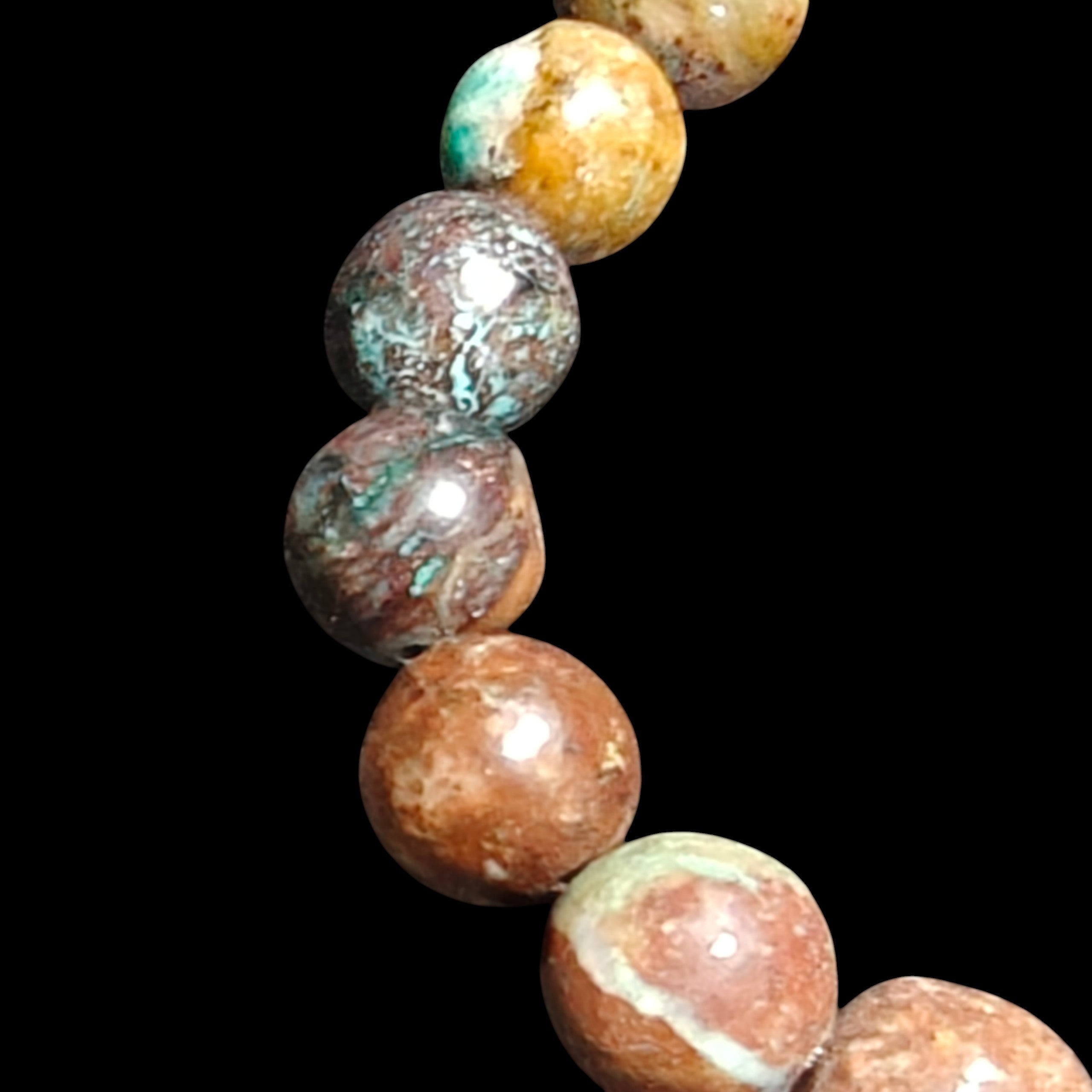 Chrysicola Bracelet Natural Stones 8mm Unisex