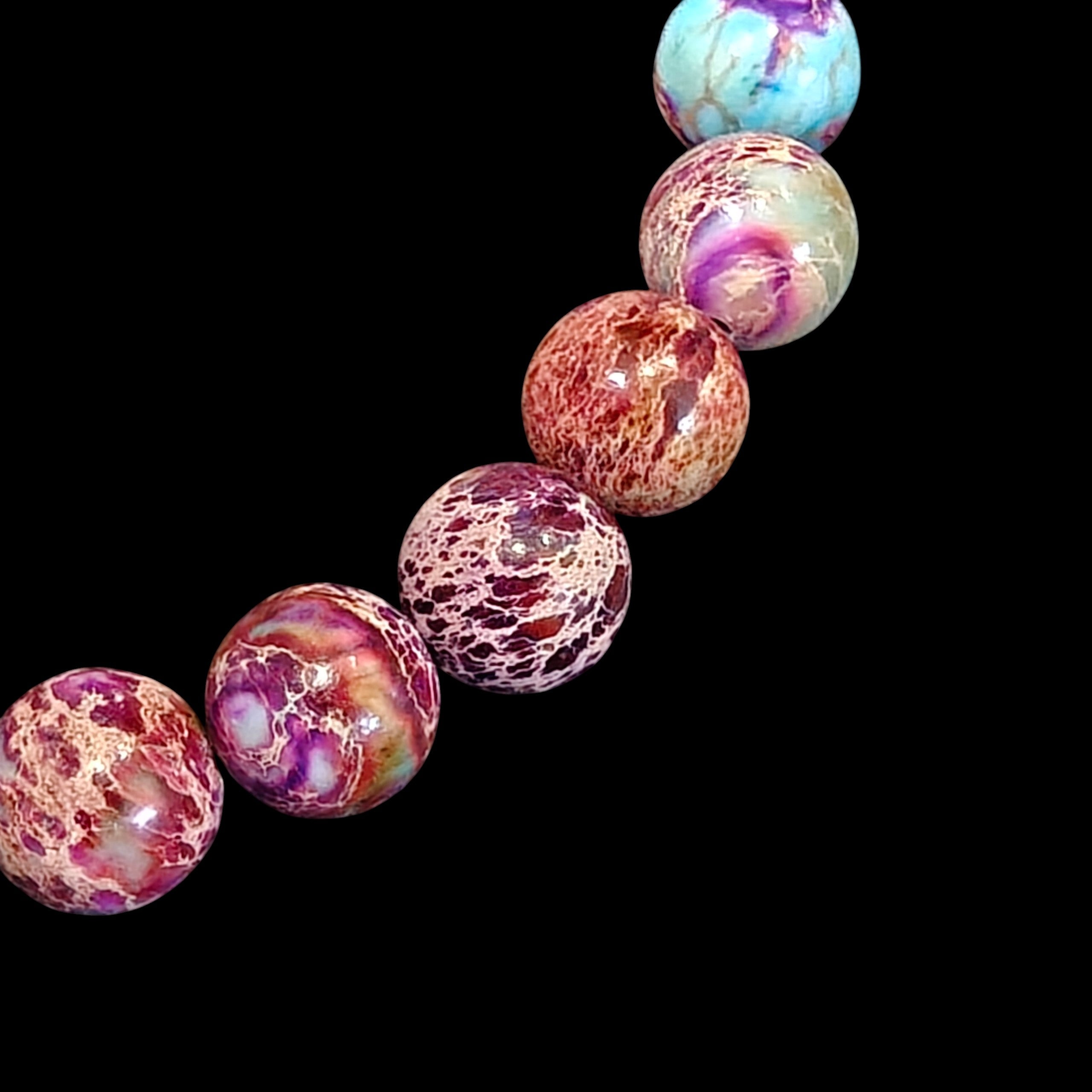 Galaxy Imperial Jasper Bracelet 8mm Unisex