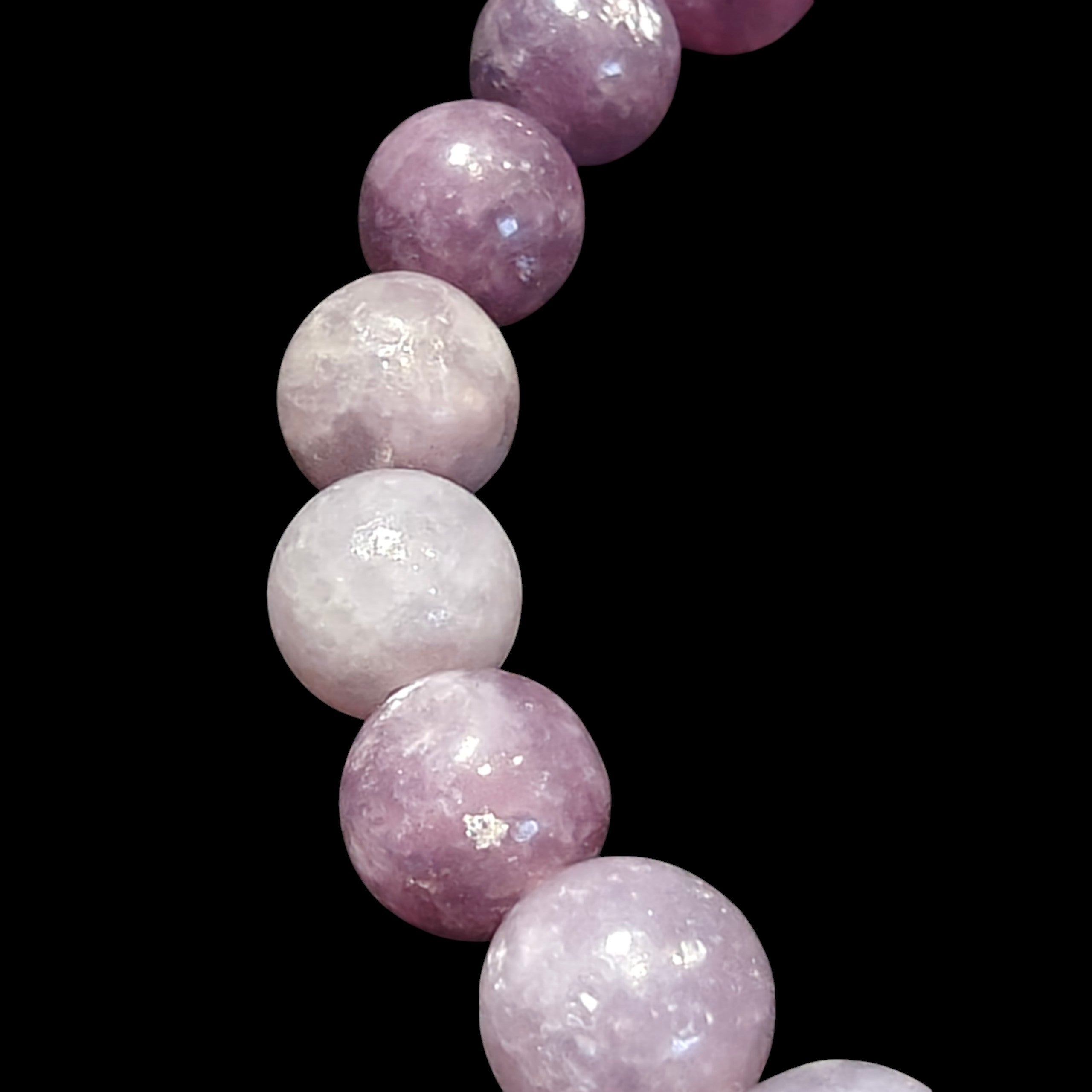 Purple Mica Bracelet 8mm Unisex