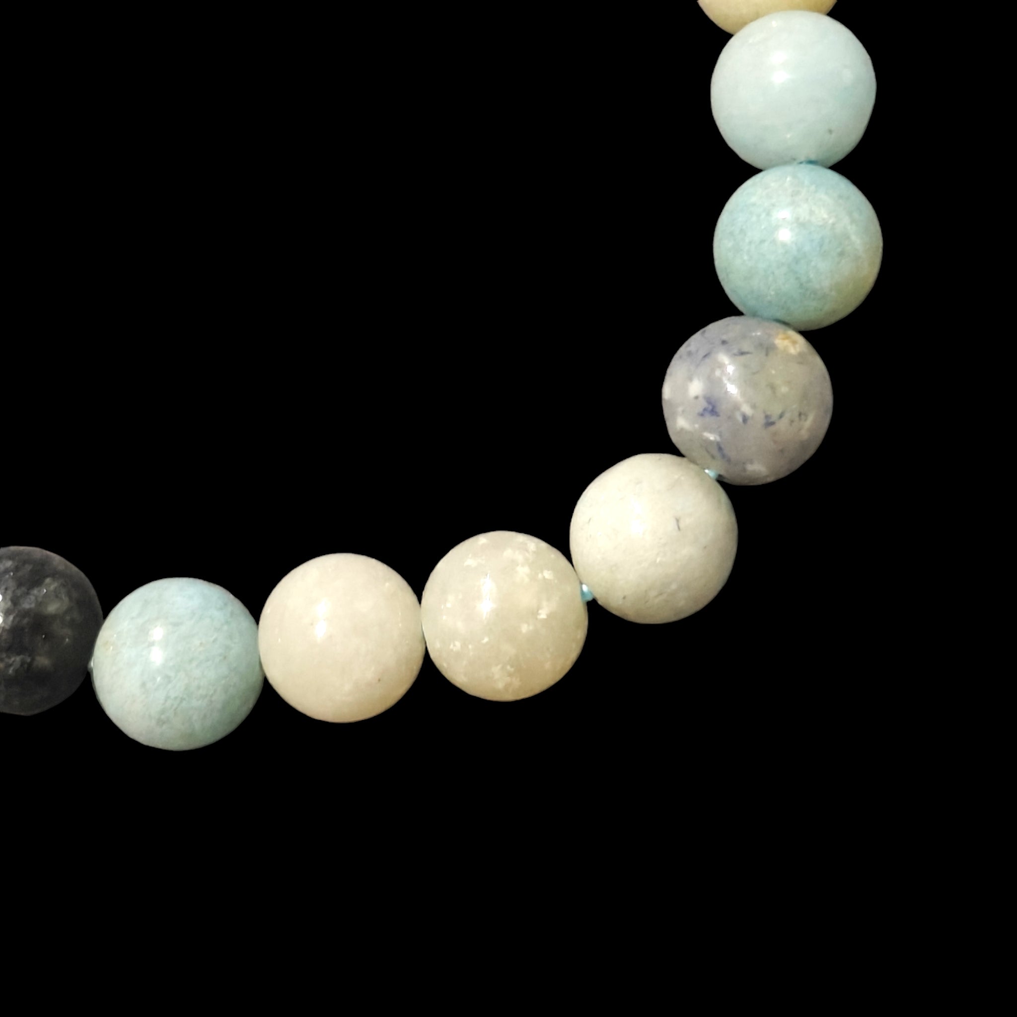 Trolleite Bracelet Natural Stones 8mm Stretches Unisex Healing Bracelet 