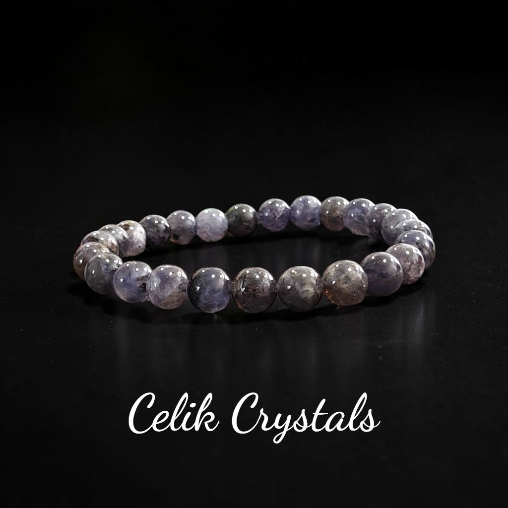 Iolite Bracelet 8mm Unisex