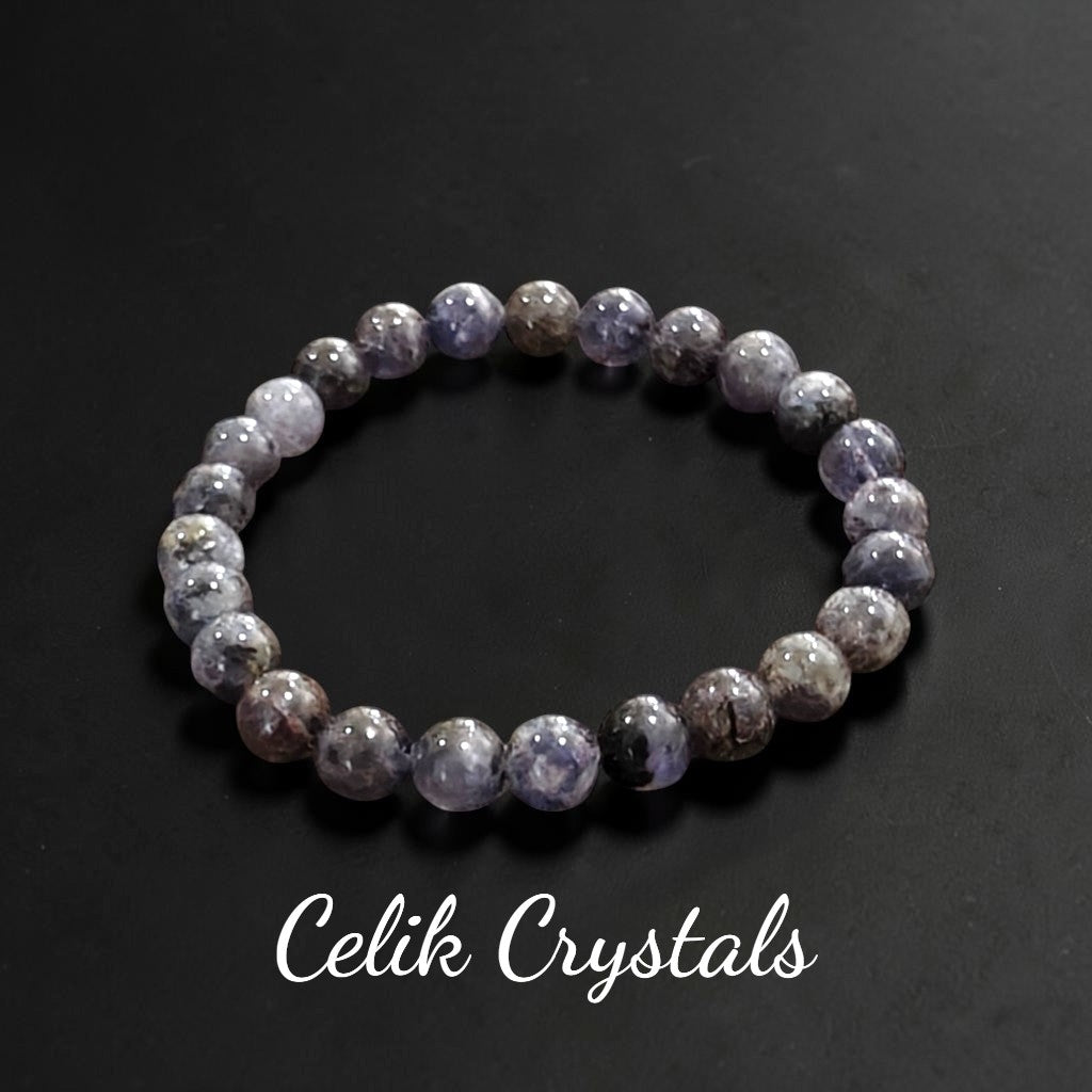 Iolite Bracelet 8mm Unisex