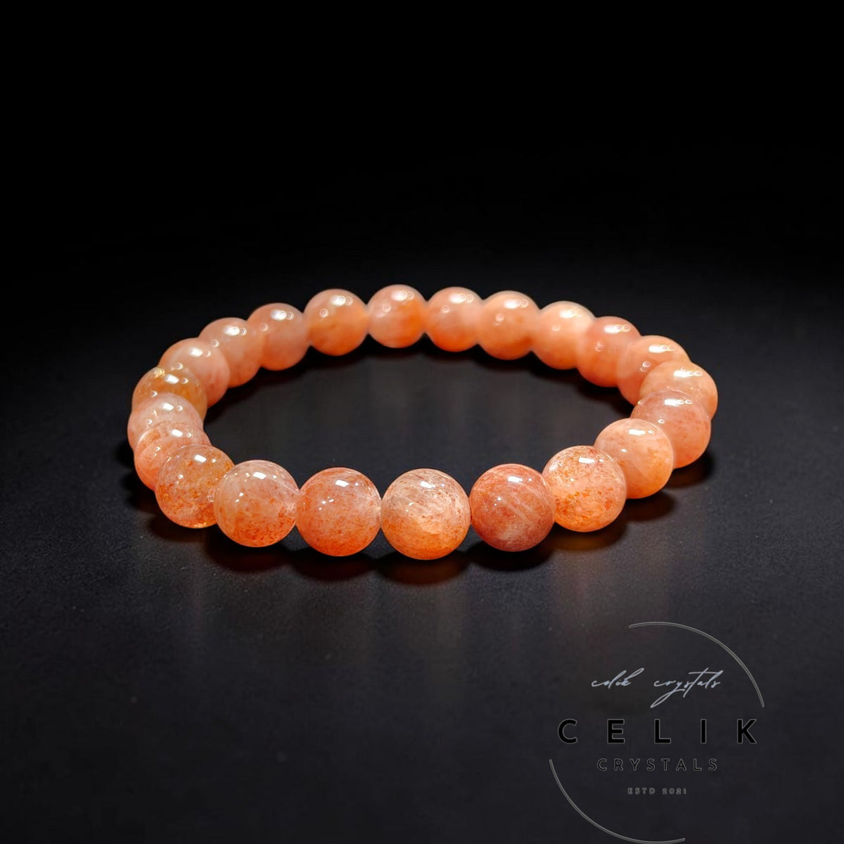 Golden Sunstone Bracelet 8mm Unisex