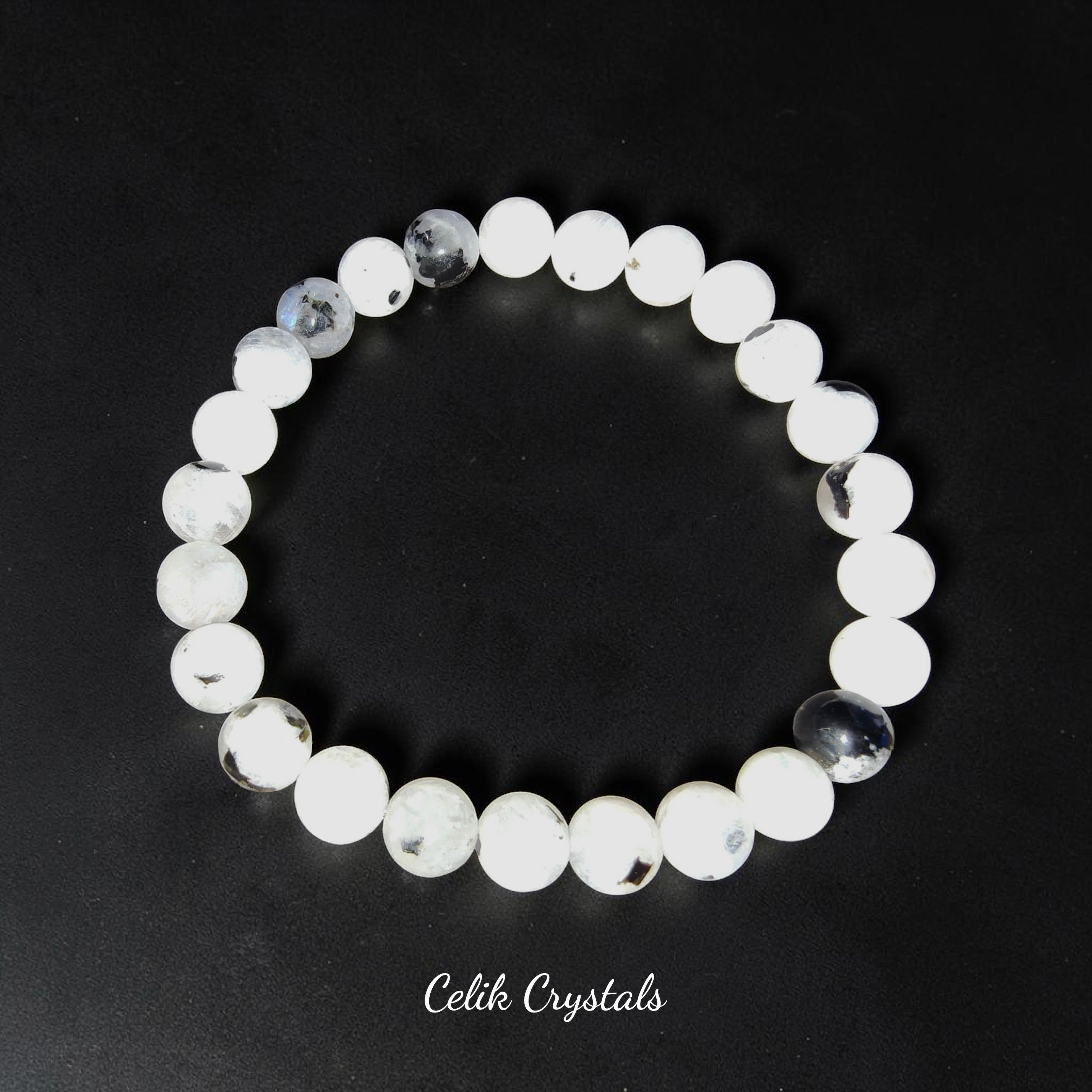 Rainbow Moonstone Bracelet From India